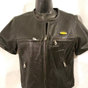 Ladies leather shirt